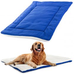 Pelech / matrac pre psa a mačku | 70x53 cm modrý je vyrobený z mäkkého a na dotyk príjemného materiálu. Ľahký a odolný.