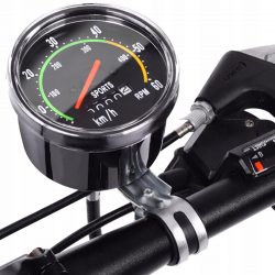 Retro mechanický tachometer pre bicykle - je vyrobený v retro štýle, oproti elektronickým tachometrom nevyžaduje žiadne napájanie.