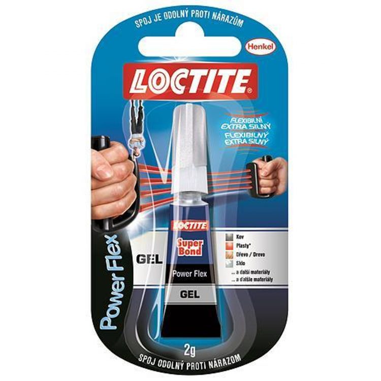 Sekundové lepidlo Loctite Super Bond Gel 2g - univerzálne sekundové lepidlo. Odolné voči nárazom, flexibilné a extra silné.