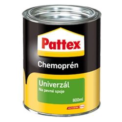 Univerzálne lepidlo Pattex Chemoprén - 800 ml - vhodné na lepenie dreva, plastov, gumy, kože, kovov, kartónu atď.
