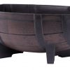 Kvetináč Woodeff s efektom dreva 29x41x19 cm | Strend Pro