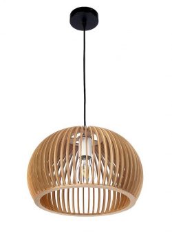 Drevené závesné svietidlo E27 33cm | PZE-901 - krásne drevené stropné svietidlo v štýle LOFT. Hodí sa do klasických aj moderných interiérov.