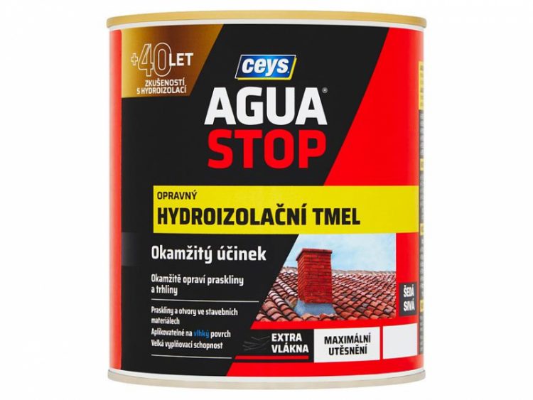 Hydroizolačný tmel Ceys AGUA STOP - sivý, 1 kg