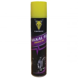 Silikónový olej Coyote Silkal 93 300ml - je vhodný pre: zámky, čapy, elektrické a štartovacie zariadenia, gumové tesnenia a iné.