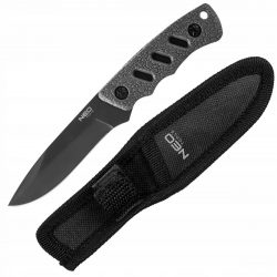 Taktický nôž s puzdrom 16.5cm full-tang NEO | 63-106 - je vyrobený z kvalitnej nehrdzavejúcej ocele. Vybavený nylonovým puzdrom na opasok.
