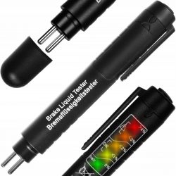 Tester / merač brzdovej kvapaliny LED - má LED diódy, ktoré indikujú hladinu vody v kvapaline. Okamžité a presné meranie.