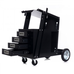 Profesionálny zvárací vozík je ideálnym riešením na prepravu zváracích súprav MIG/TIG a na akékoľvek použitie v dielňach.