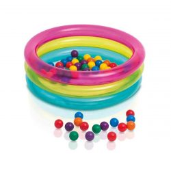 Detský suhcý bazén s loptičkami, 86x25cm | INTEX