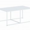 Konferenčný stolík Verde dvojitý - 102 cm | biely