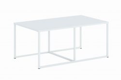 Konferenčný stolík Verde dvojitý - 102 cm | biely