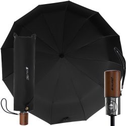 Skladací dáždnik - 105 cm | čierny