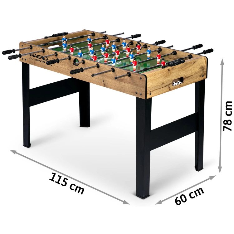 Drevený stolný futbal 118x61x79cm | NS-805