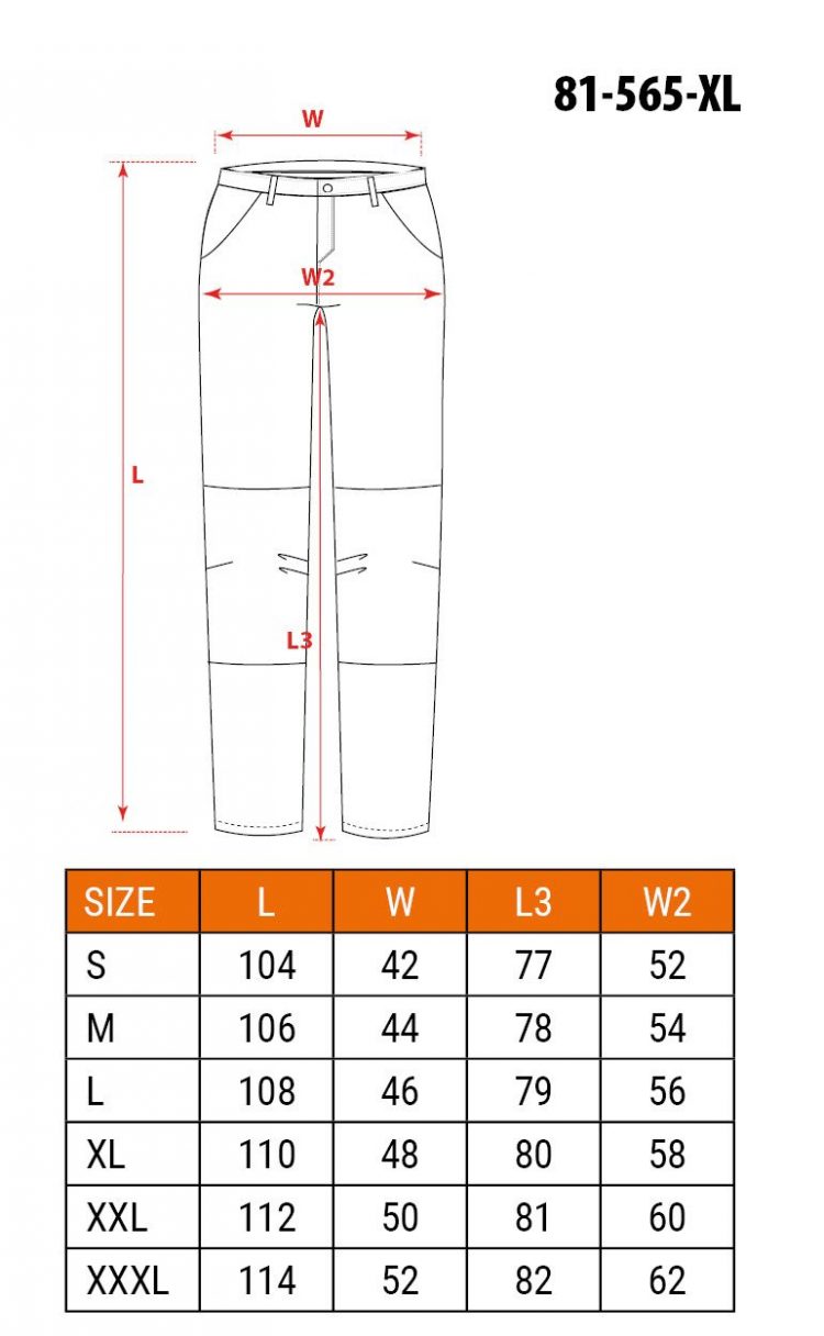 Pánske pracovné zateplené nohavice Oxford, veľ. XXL | NEO 81-565-XXL