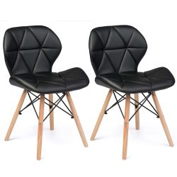 Jedálenské stoličky - škandinávske 2ks | Sofotel Sigma - stoličky s drevenými nohami zo svetlého buku dodajú eleganciu každému interiéru.