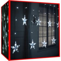 Vianočné osvetlenie – hviezdy 108 LED | studená biela - vytvárajú jedinečnú dekoráciu každého interiéru a dokonca aj záhrady.