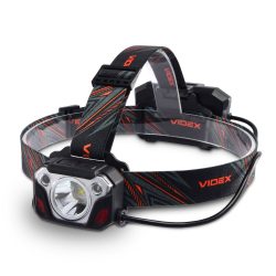 LED čelovka 1400lm | VIDEX VLF-H056 - má plnú ochranu proti prachu, silnému dažďu a striekajúcej vode. Dosah: 161 m.