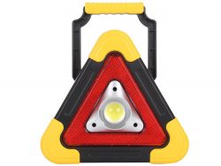 Multifunkčný výstražný trojuholník s LED svetlom - 5 režimov