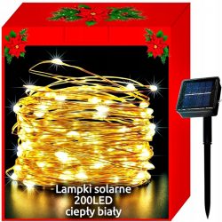 Solárne vianočné osvetlenie - 200 LED | 22 m