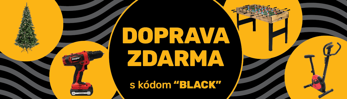 Doprava zdarma - Black Weekend