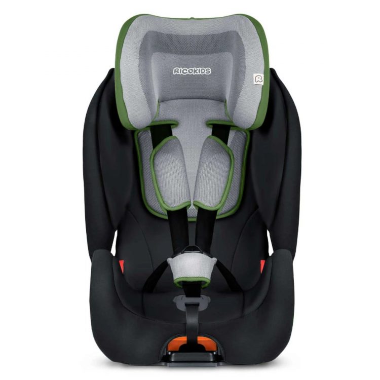 Autosedačka Ricokids čierno-zelená | ISOFIX