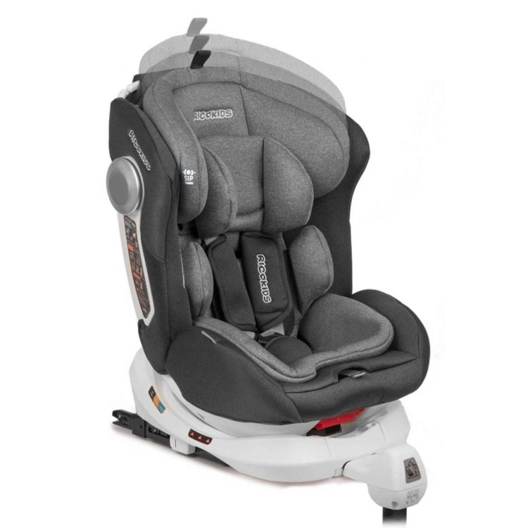 Otočná autosedačka Stigo - šedá | ISOFIX