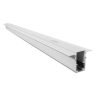 Zapustená magnetická koľajnica - biela | 150 cm
