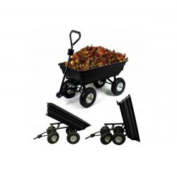 Prepravný záhradný vozík je určený na prepravu ľahkých ale aj ťažkých nákladov do 300 kg. Je vhodný ako pre prácu v záhrade, tak aj na mnohých pracoviskách