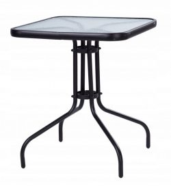 Záhradný stolík, 60 cm, hranatý, Modern Home | MUSC-070