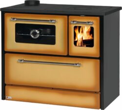 Sporák na tuhé palivo, ľavý vývod, 701 OMEGA, sahara| SI-701-SAH-L