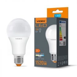 LED žiarovka, 15 W, A 60, neutrálna biela, Videx | A65e-15274prémiovej kvality. S plnohodnotným IC budičom má žiarovka široký rozsah napätia 175-250 V.