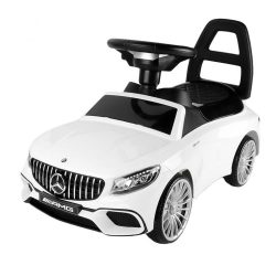 Auto pre deti Mercedes, so zvukmi a svetlami, biele | HT-5528 WHITE jazda na autíčku rozvíja koordináciu dieťaťa, čo má pozitívny vplyv na jeho telesný vývoj.