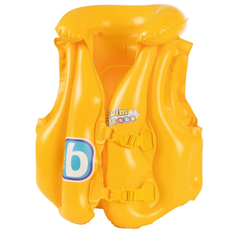 Detská plavecká vesta, do 30 kg, žltá | Bestway výrobok je vhodný pre deti vo veku od 3 do 6 rokov. Vesta na učenie plávania je pre deti od 3 až 6 rokov.