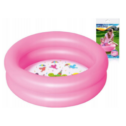 Nafukovací detský bazénik, ružový, BESTWAY | 51061 bude perfektný ako na záhrade, tak aj v detskej izbe. Môžete do nej naliať vodu alebo do nej vložiť hračky.