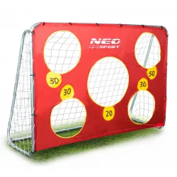 Futbalová bránka, 215 x 153 x 76 cm, + podložka na presnosť | Neo-Sport ideálna pre futbalové školy na všetkých úrovniach, ako aj pre hru doma aj vonku.