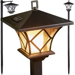 Solárna záhradná lampa, lampáš Gardlov | 21152 je je vyrobený z kvalitných materiálov, vďaka čomu je odolný voči nepriaznivým poveternostným vplyvom
