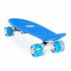 Penny board so svietiacimi LED kolieskami | modrý, rozvíja prácu všetkých svalových skupín a predovšetkým vás naučí balansovať a udržiavať rovnováhu.