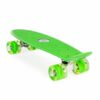 Penny board so svietiacimi LED kolieskami | zelený