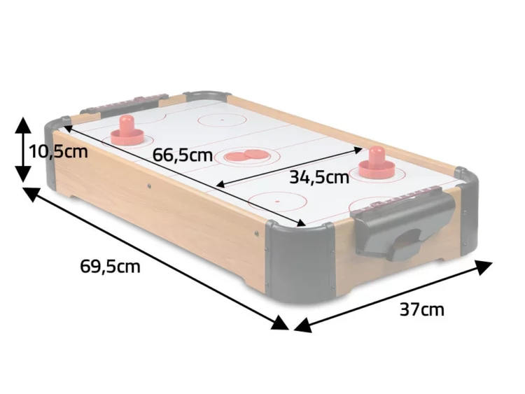 Vzdušný stolný hokej, 70 x 38 x 12,5 cm |  Air Hockey NS-426