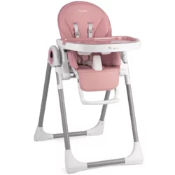 Detská jedálenská stolička, Belo, do 15 kg, Ricokids | ružová, je moderná, multifunkčná detská stolička určená pre deti od 6 mesiacov do 3 rokov .