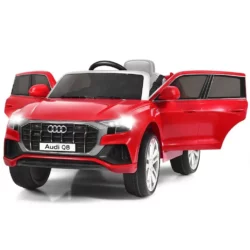Detské elektrické autíčko Audi Q8 | červené sa zaručene postará vašim najmenším o zábavu a to najmä vonku. Pre deti vo veku od 3 do 8 rokov.