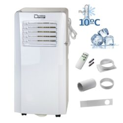 Mobilná klimatizácia, 230 V, Denner | DMK 9000, s jednoduchým ovládaním. Teplota nastaviteľná v rozsahu od 16 do 31 stupňov