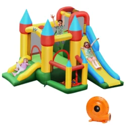 Nafukovací skákací hrad, + pumpa, 780W | 2330 x 300 x 210 cm, sprevádza vaše deti roky a poskytuje im nezabudnuteľné spomienky!