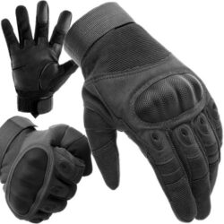 Taktické rukavice, dotykové, L, čierne, Trizand | 21769, sú vyrobené z odolného nylonu. Tento materiál poskytuje odolnosť a ochranu proti oderu a poškodeniu rúk.