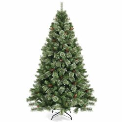 Umelý vianočný stromček so 61 šiškami | 180 cm, vniesie do každého domova bezpečnú, sviatočnú a rodinnú atmosféru. Je vyrobený z najkvalitnejších materiálov.