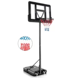 Basketbalový kôš, nastaviteľný, + 2 sieťky | 3,5 m je vybavený ľahko nastaviteľným výškovým mechanizmom. Vyhovuje dlhodobému vonkajšiemu použitiu.
