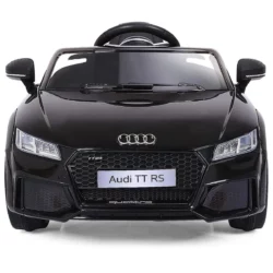 Detské elektrické autíčko Audi TT RS | čierne bude skvelým darčekom pre tých najmenších. Je možné ho ovládať manuálne alebo pomocou diaľkového ovládača.