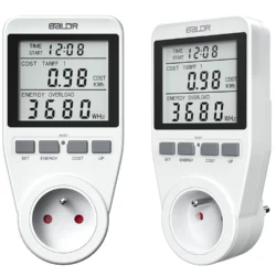 Jednofázový wattmeter BD-990, Berdsen | biely sa vyznačuje jednoduchým použitím, pohodlnými tlačidlami, veľký čitateľný displej, a pod.