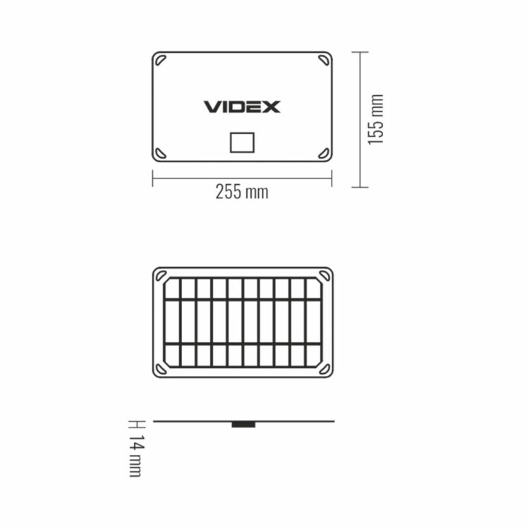 Prenosná solárna nabíjačka, VSO-F505U, VIDEX | 5W