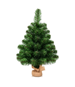 Malý umelý vianočný stromček | 60 cm, neosvetlený, sa dá umiestniť do rohu vašej izby ako krásny črepník, toto je pre vás tá najlepšia voľba!