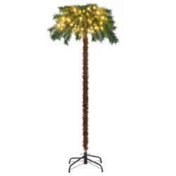 Umelý vianočný stromček s LED svetielkami | 150 cm , vnesie do každého domova bezpečnú, sviatočnú a rodinnú atmosféru Vianoc.